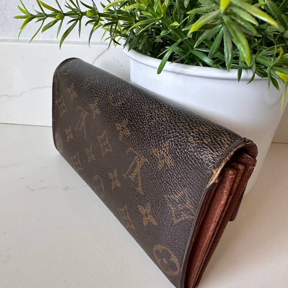 Louis Vuitton Portefeuille Sarah Monogram Long Wallet Brown - Picture 4 of 16